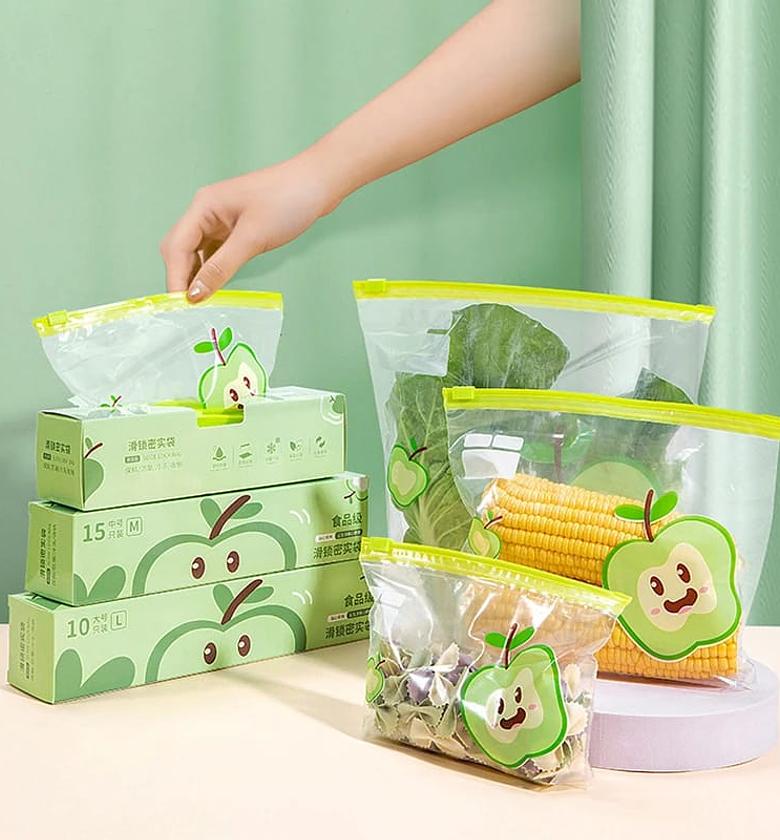 Reusable Food Storage Bags Plastic Ziplock Bags image