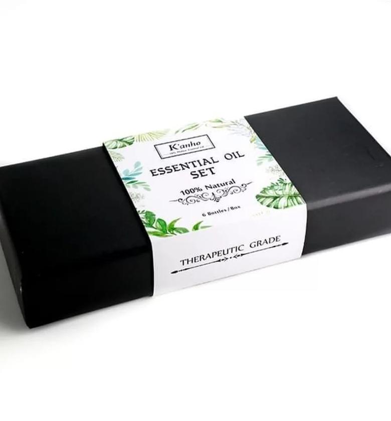 Essential 100% Pure Natural Aromatherapy Essential Oil 10ml 6 Bottles Gift Set image