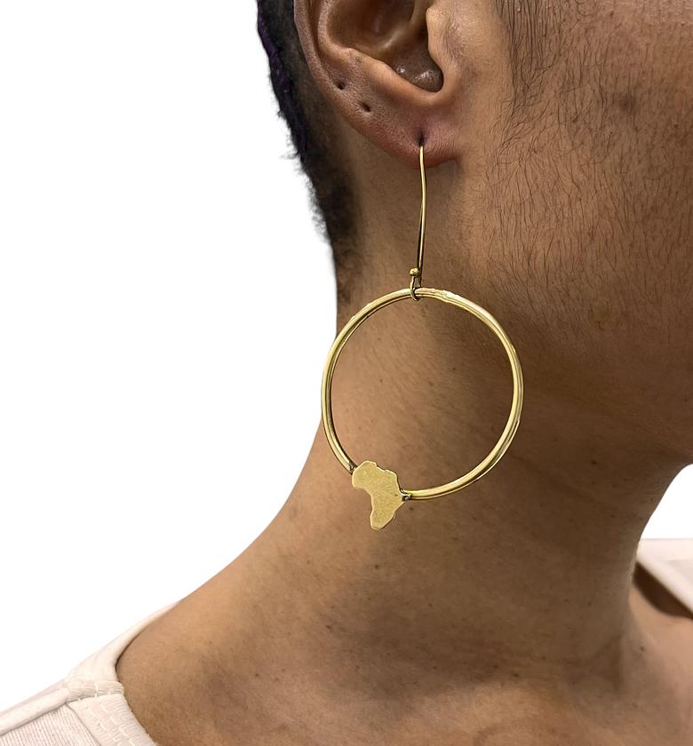 Lebohang Brass Earrings  image