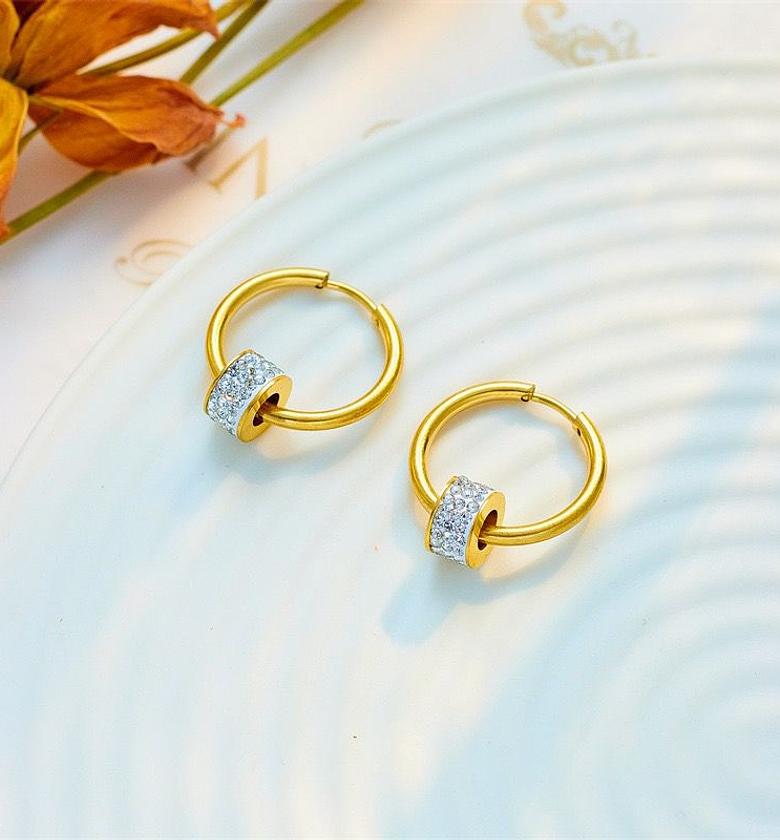 Cosmic Sparkle Hoop Earrings image