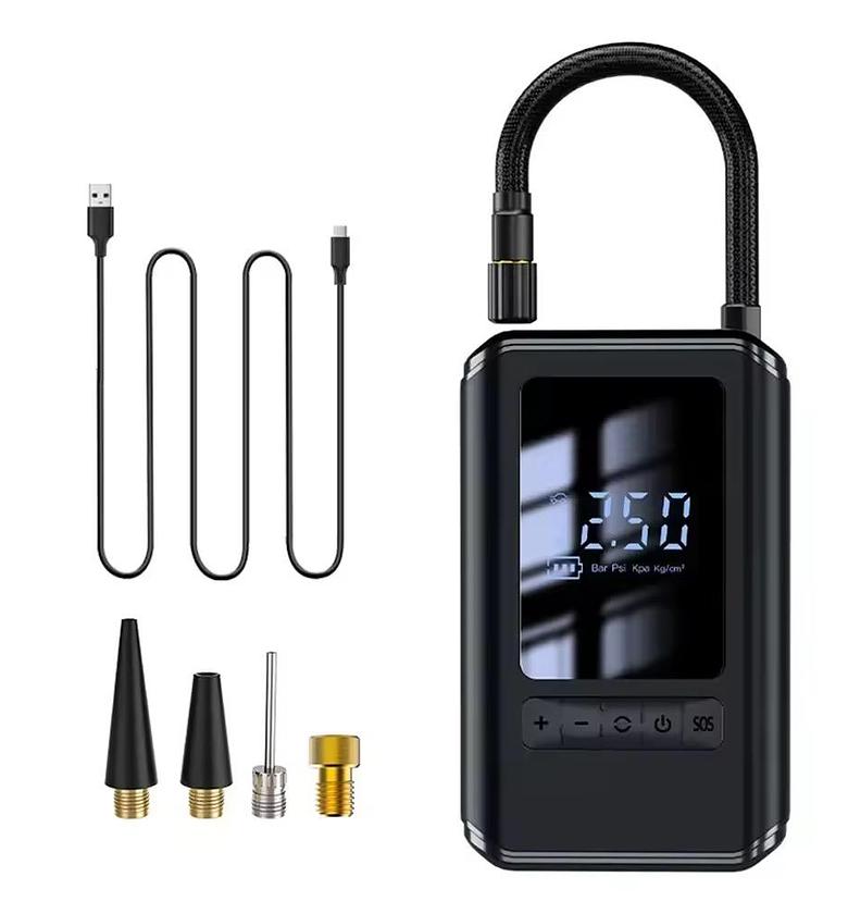 Car-mounted portable mini electric tire inflator  image