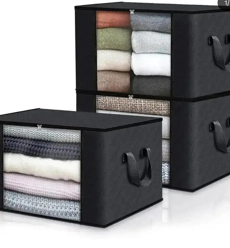 Non woven Duvet /blankets /cloth storage organizer image