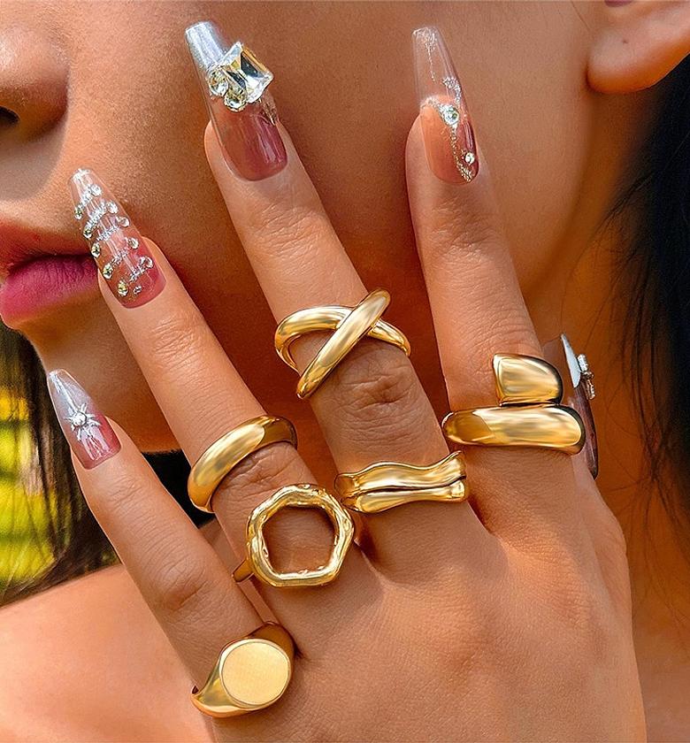 Open Alloy Ring Set image