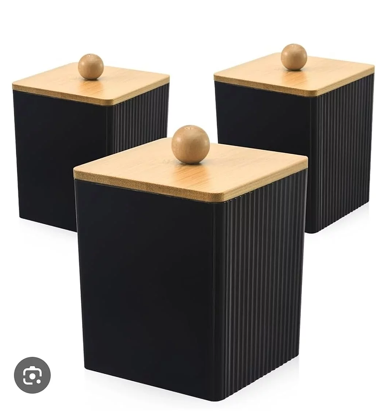 Elegant Noir Multifunction Cosmetic Storage Box image