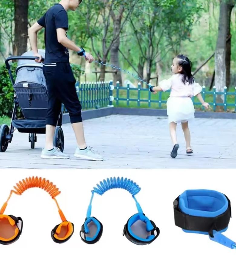 Heavy Duty Anti-Lost Toddler Safety Wrist Link Harness with Steel Wire & 360° Rotation - Child Walking Leash for Malls & Outdoors image