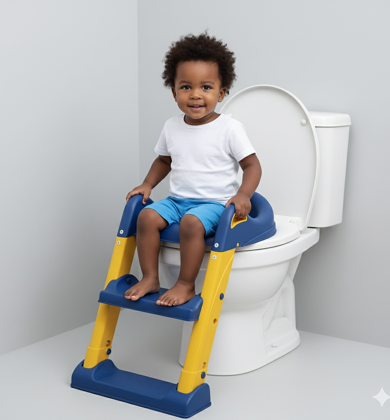 Kids Toilet Ladder, Potty Trainer image