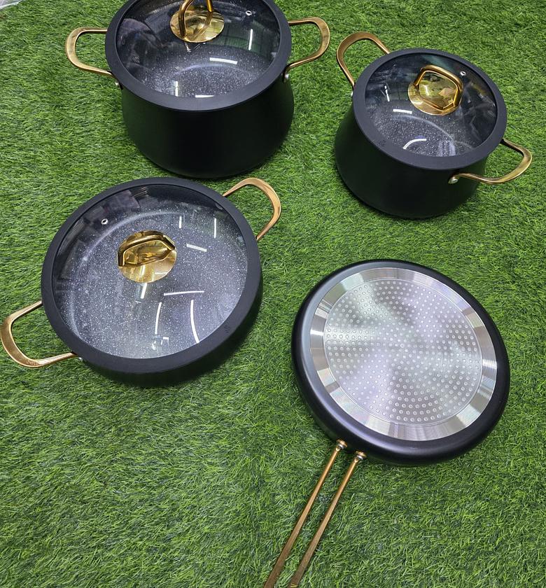 7PCS Granite Non-Stick Aluminium Cookware Set (Induction Base) image