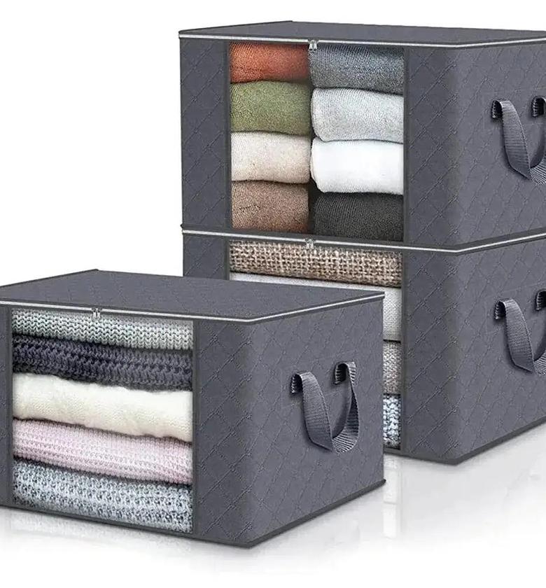 Non woven duvet/cloth storage organizer image
