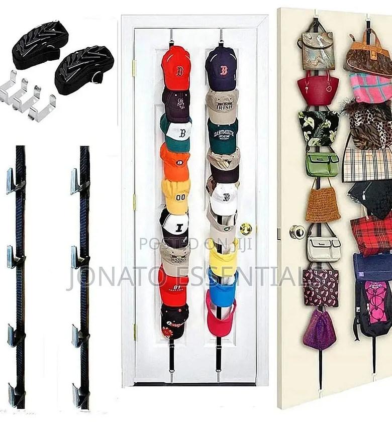 Multipurpose Over the Door Hanging Rope Rack image