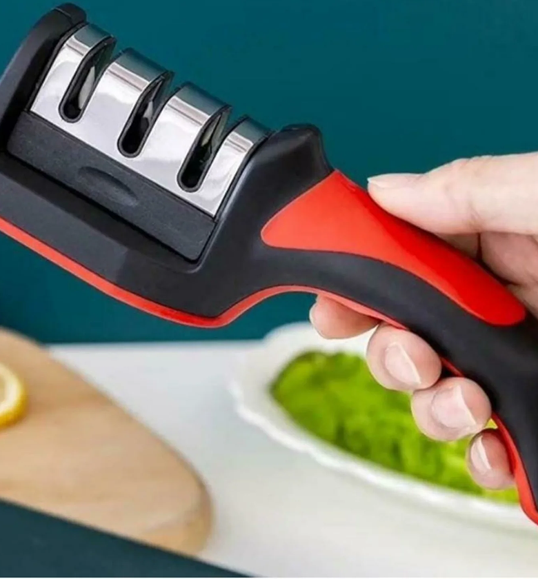Professional 3-Stage Ergonomic Handheld Knife Sharpener image