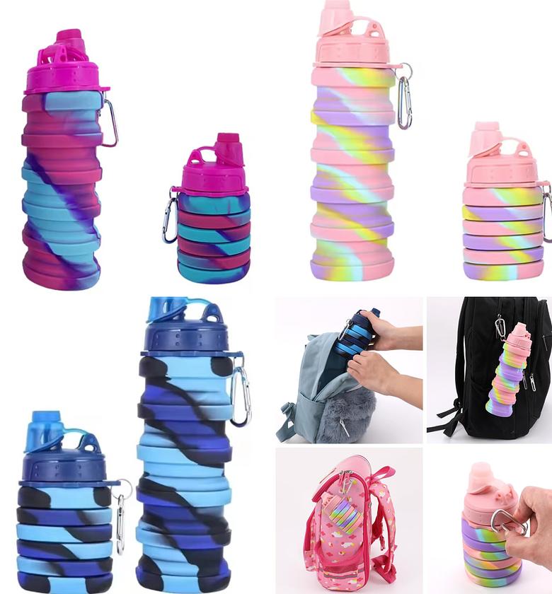 Foldable Silicone Water Bottle image