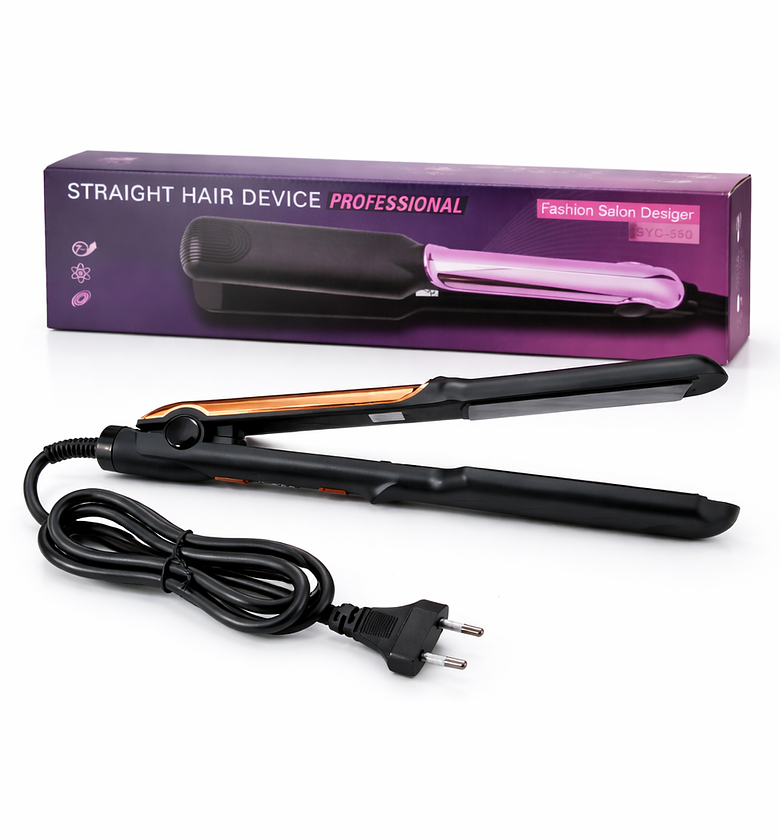Professional Hair Straightener Flat Iron Ceramic SYC-550 Salon Designer - Buy Online Nairobi Kenya image