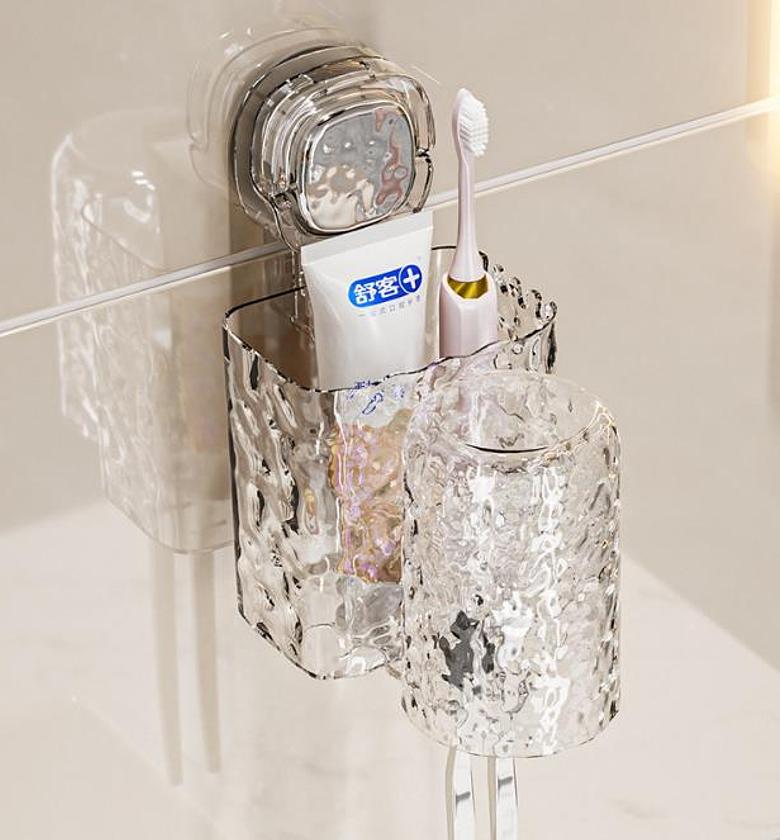 Toothbrush Suction Cup Wall Mounted Electric Toothbrush Holder image