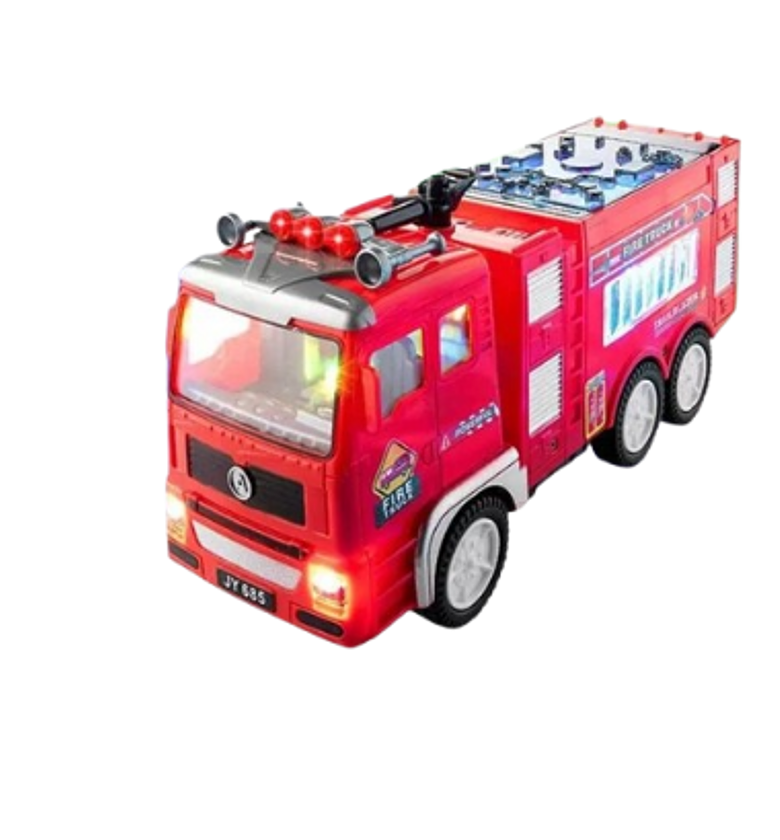Fire Truck Kids Children Toy Rescue Fighters Vehicle image