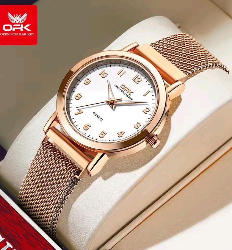 OPK Stainless Steel Water Resistant Women's Watch image