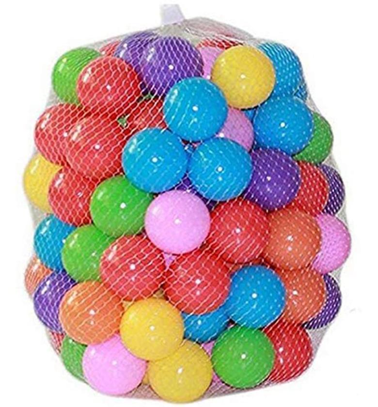 100pcs Soft Thickened Plastic Balls Pit Balls For Kids Pool Water Toy Balls, Party Decoration, Photo Booth Props image