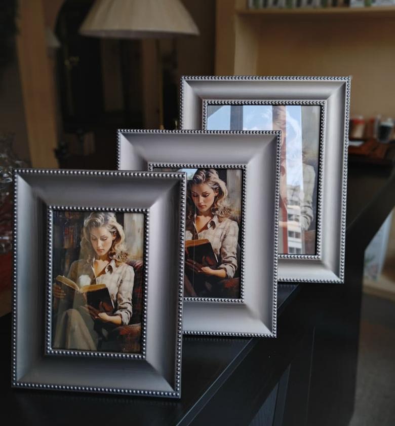 Grey Wooden Photo Frames image
