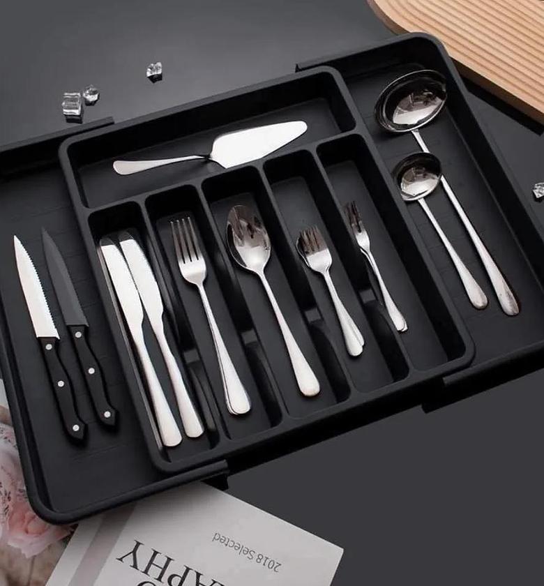 Expandable Cutlery Drawer organizer image