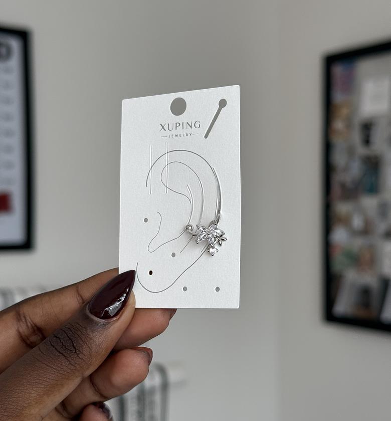 Crystal Flora Wrap Ear cuff image