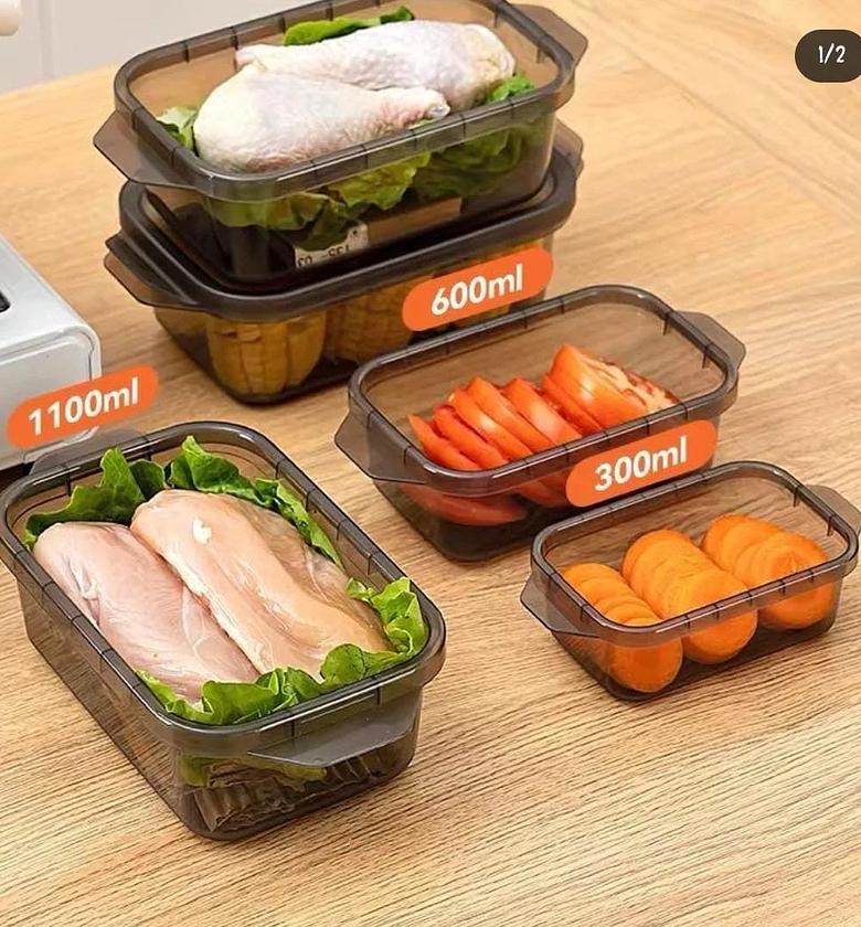 3pc Food containers/Lunch box  image