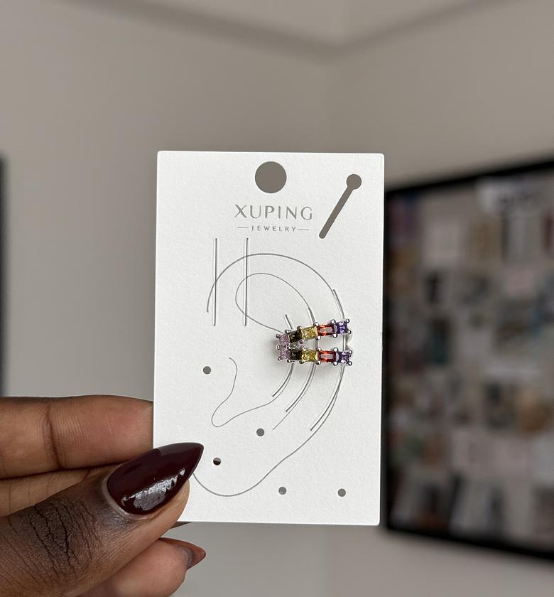 Rainbow Prism Ear cuff image