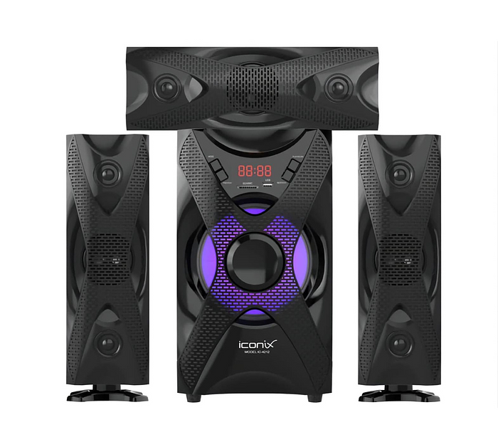 Iconix IC-4212 3.1 CH SUPER BASS SOUND SYSTEM FM,USB,BT image