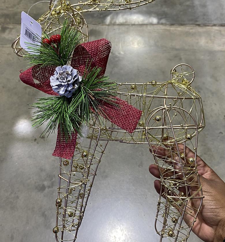 Christmas reindeer ornament  image