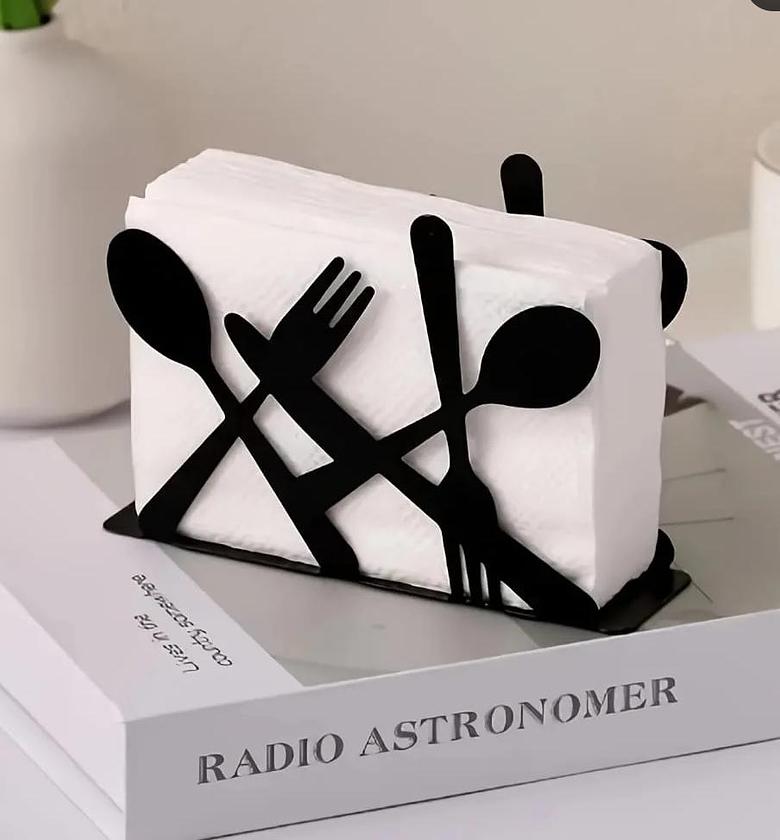 Metallic Serviette holder image