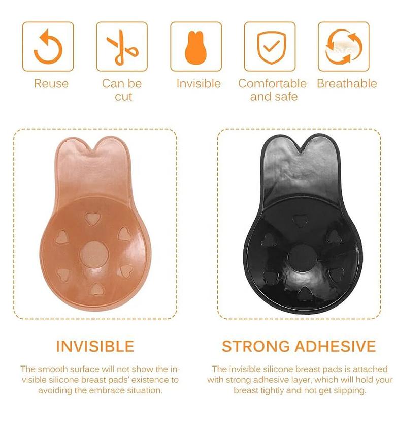 Women push up bras self adhesive  image