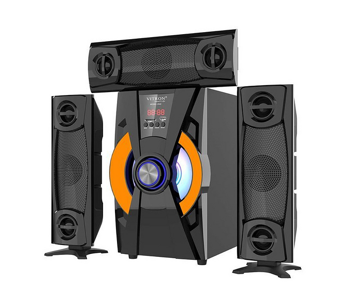 Vitron V642 3.1 CH Sub Woofer HOME THEATRE USB/FM/BT-X BASS image