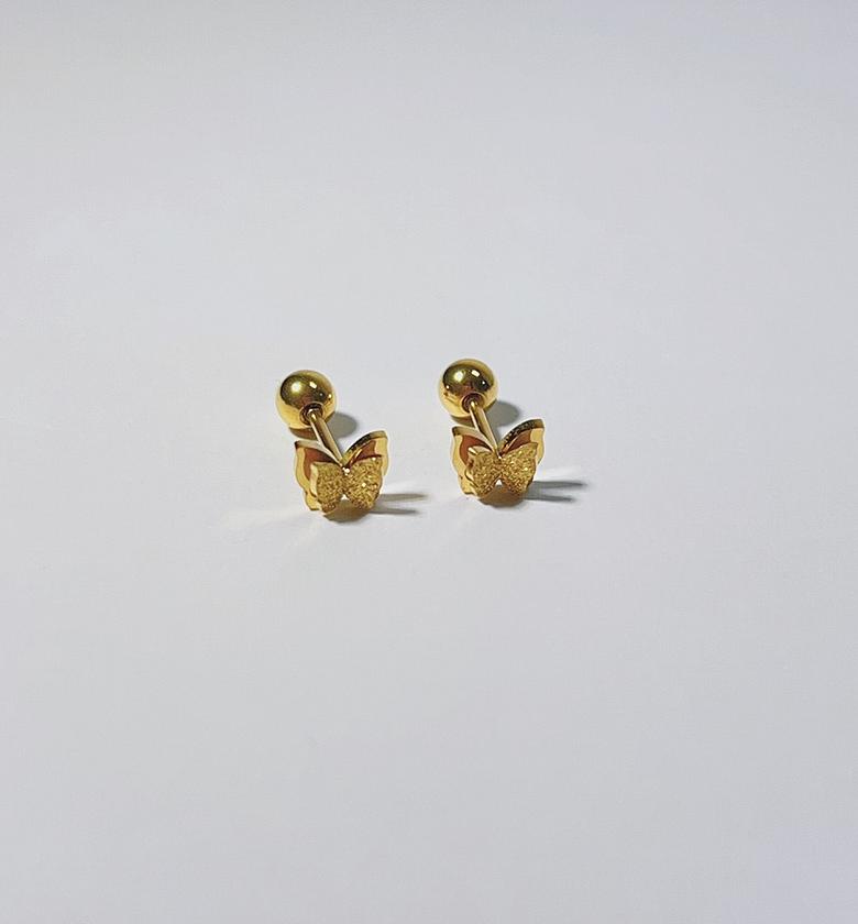 Gold Stud Earrings image