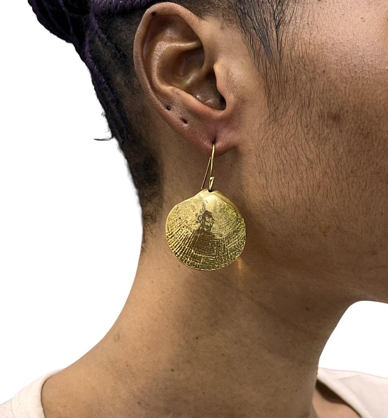 Yara Brass Earrings  image
