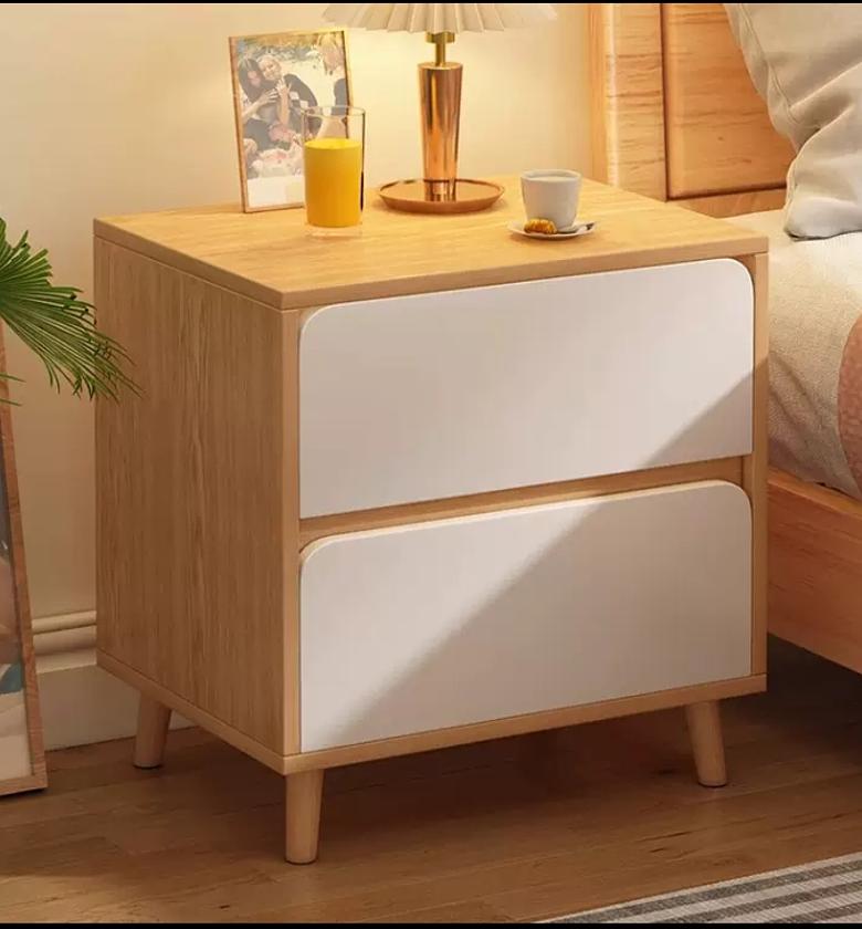 Modern wooden bedside cabinet  image
