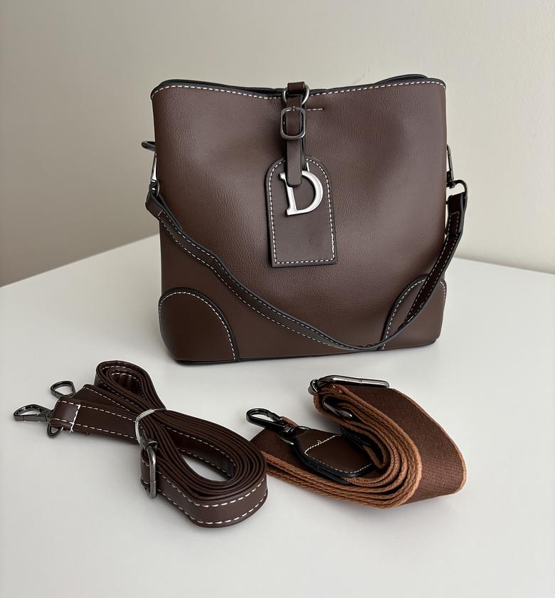 Rivetti Bag - CHOCOLATE  image