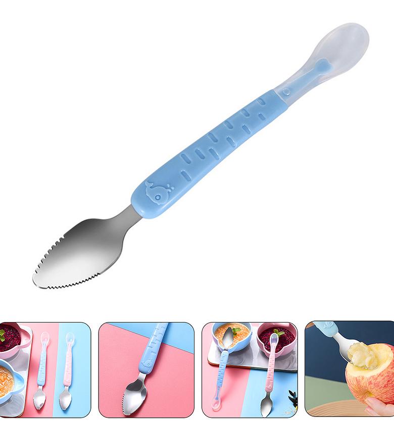 Dual Head Baby Feeding Spoon image