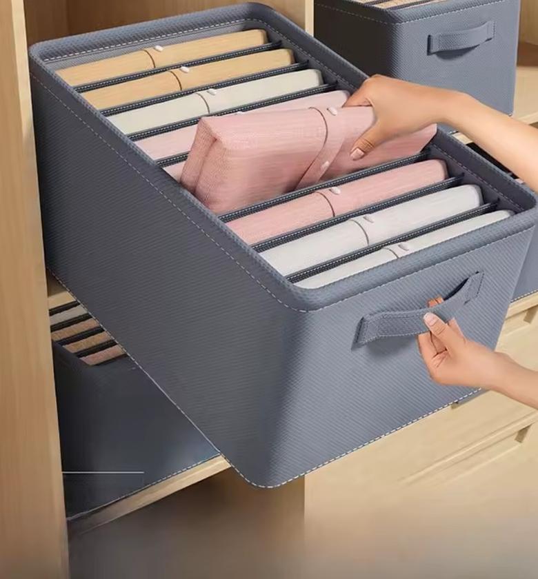 7 Grid Thickened Clothes or Jeans Organizer image