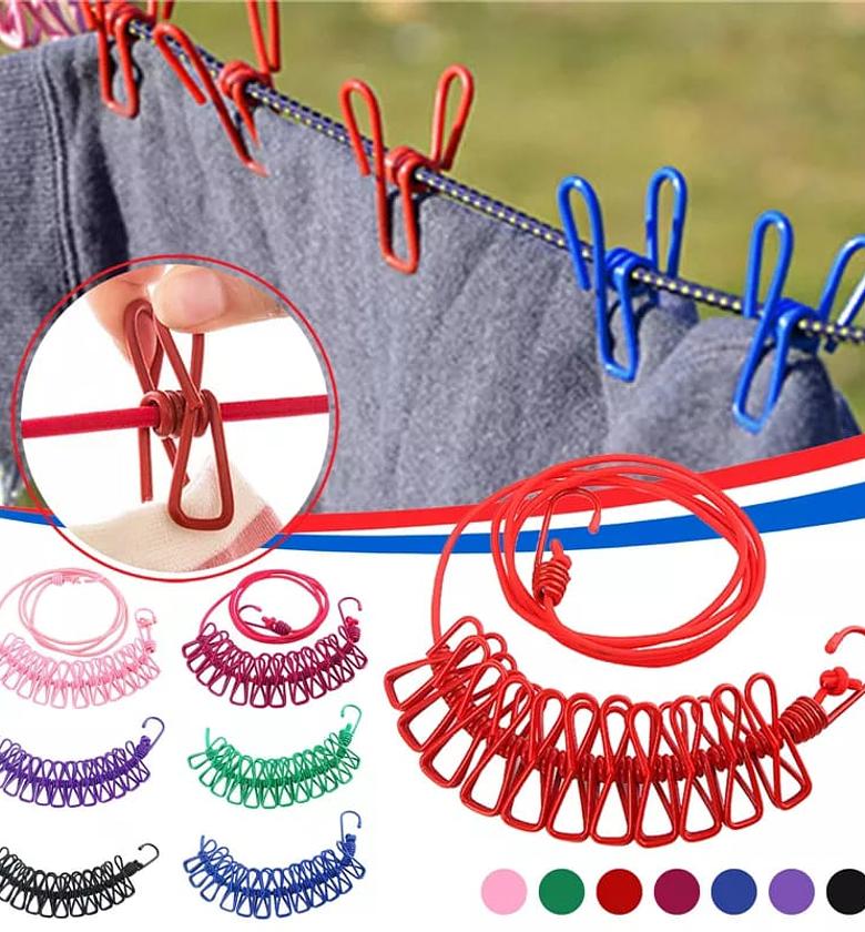 1.8M Outdoor Windproof Clothesline image