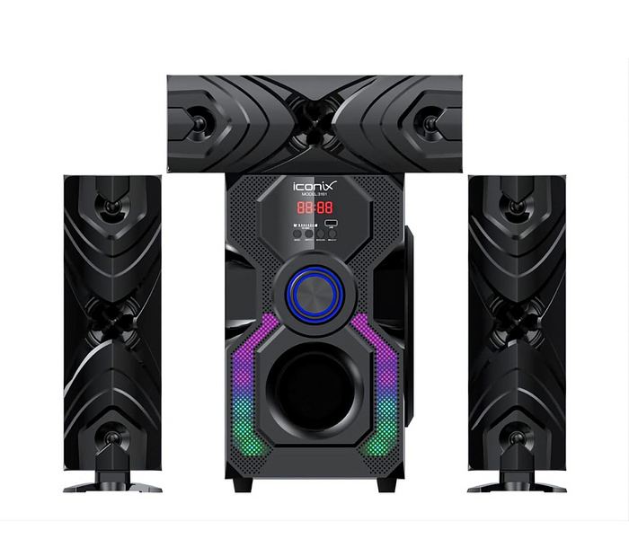 Iconix IC-3101 3.1 CH SUPER BASS SOUND SYSTEM FM,USB,BT. image