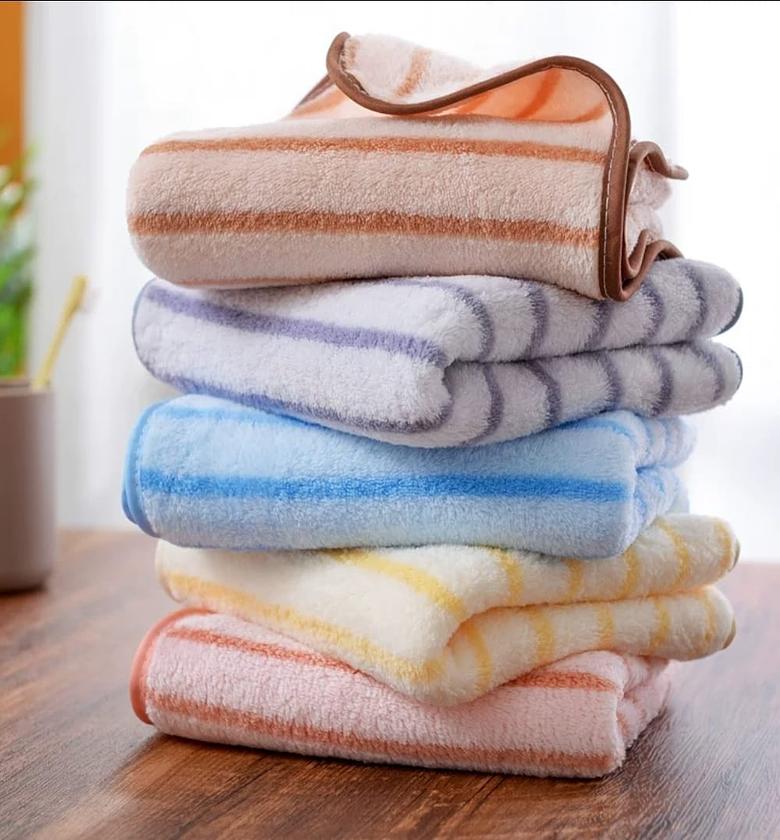 5pc Soft plush kitchen towels  image