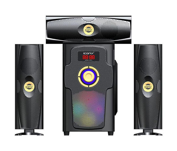 Iconix IC-4213 3.1 CH SUPER BASS SOUND SYSTEM FM,USB,BT. image