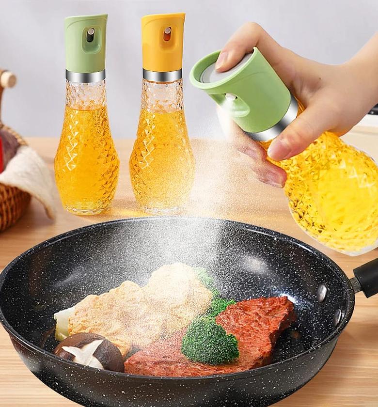  Kitchen Oil Spray Bottle Cooking Olive Oil Dispenser image