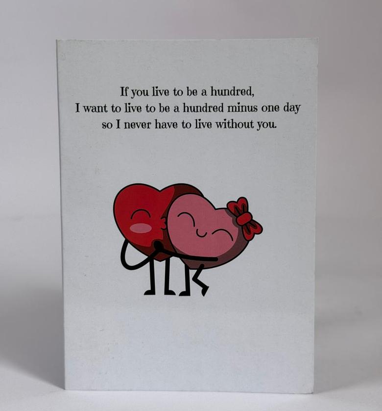 Two Hearts Love Card image