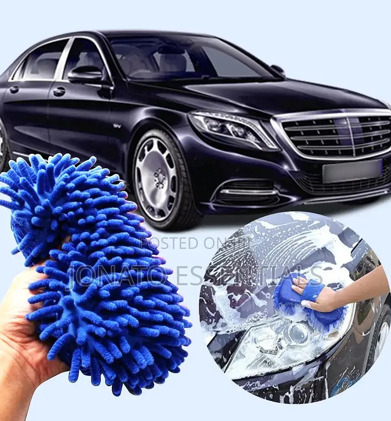Chenille Car Cleaning Sponge, Cleaner image