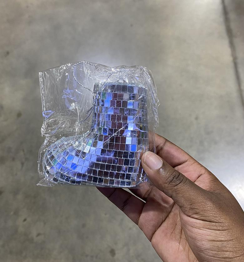 Christmas pendant disco boot  image