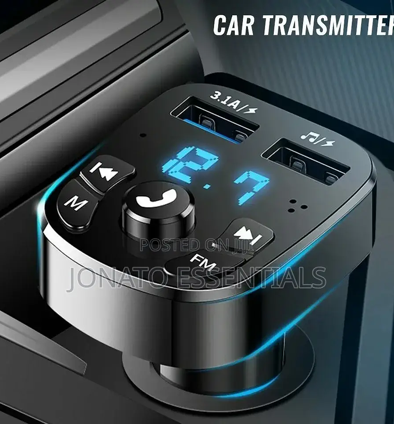 Car Charger With Fm Transmitter and Bluetooth image