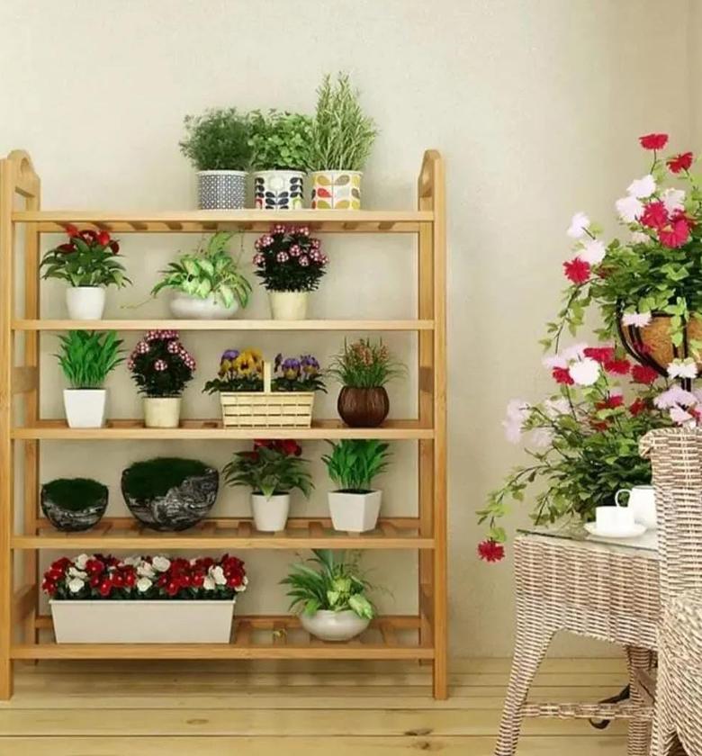 Bamboo Shoe Rack 5 layer. image