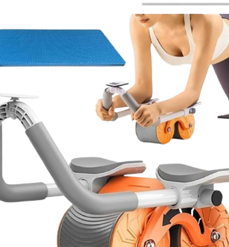 Automatic Rebound Abdominal Wheel/ Ab Roller with Elbow Support image