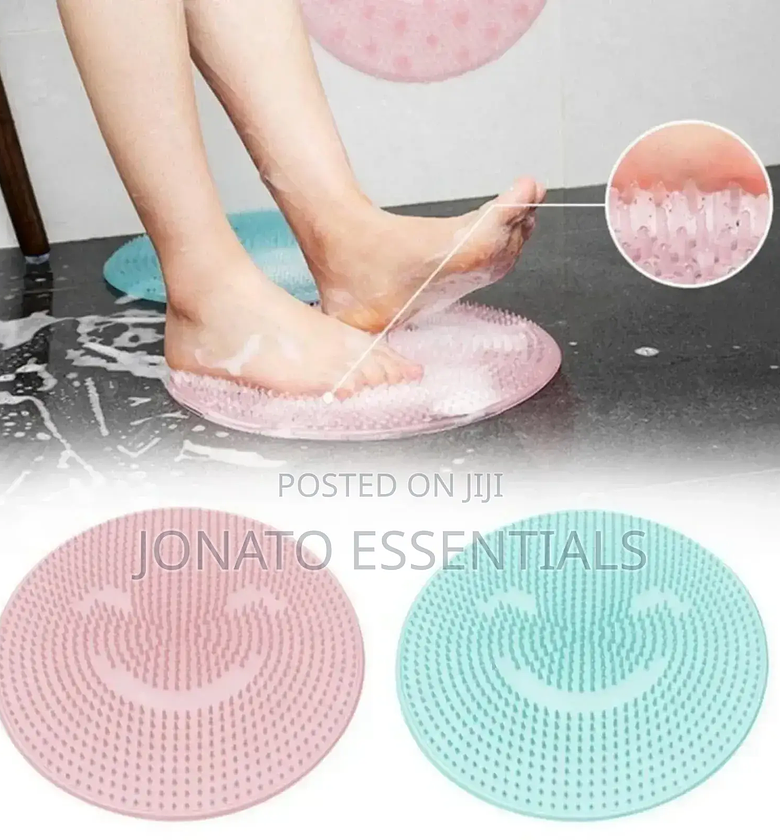 Bathroom Silicone Suction Lazy Foot Washing Brush image