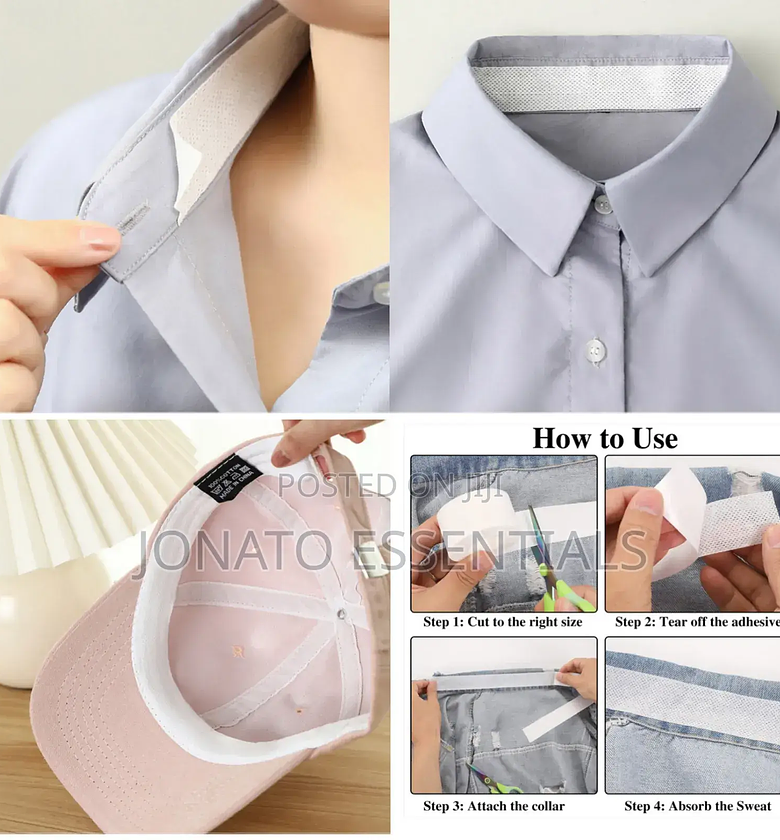 Sweat Absorbing Tape: Collar, Hat, Shoe Blister Protector image