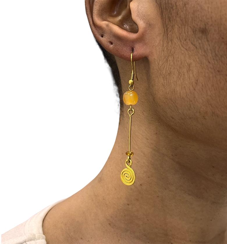 Kwame Brass Earrings  image